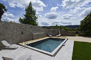 Gîte Mas Elise D - Swimming pool and garden